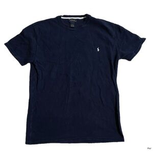 Polo Ralph Lauren Men's Navy Solid Waffle Knit Thermal Crew-Neck T-Shirt